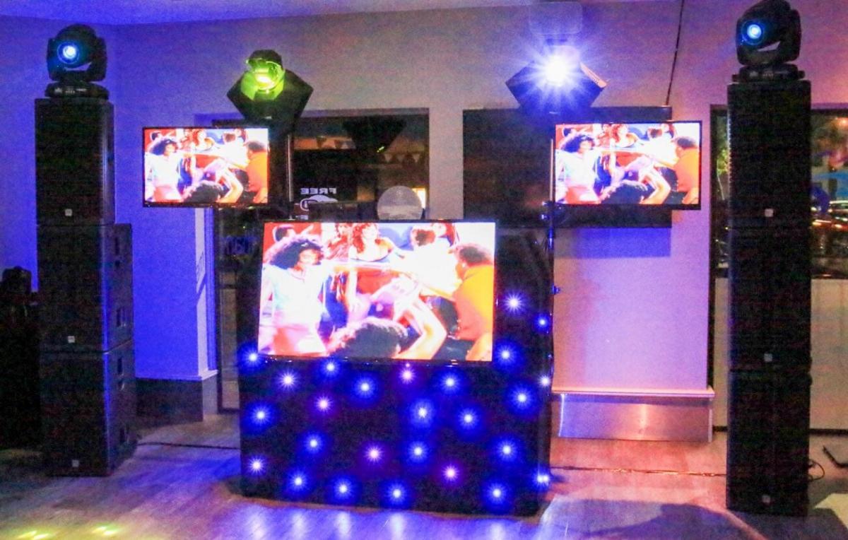 Video disco entertainment and party lighting